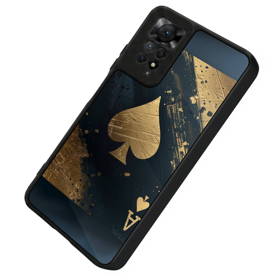 Xiaomi Redmi Note 11 Pro Uyumlu Kart Tasarımlı Glossy Premium Kılıf