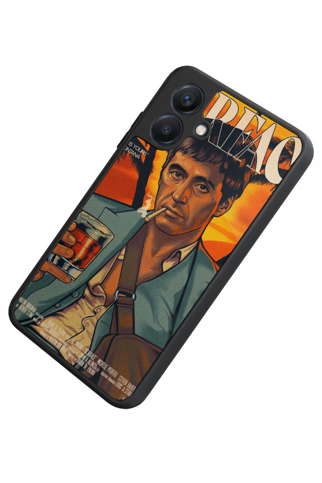 Samsung Galaxy A07 Uyumlu Scarface Tasarımlı Glossy Premium Kılıf