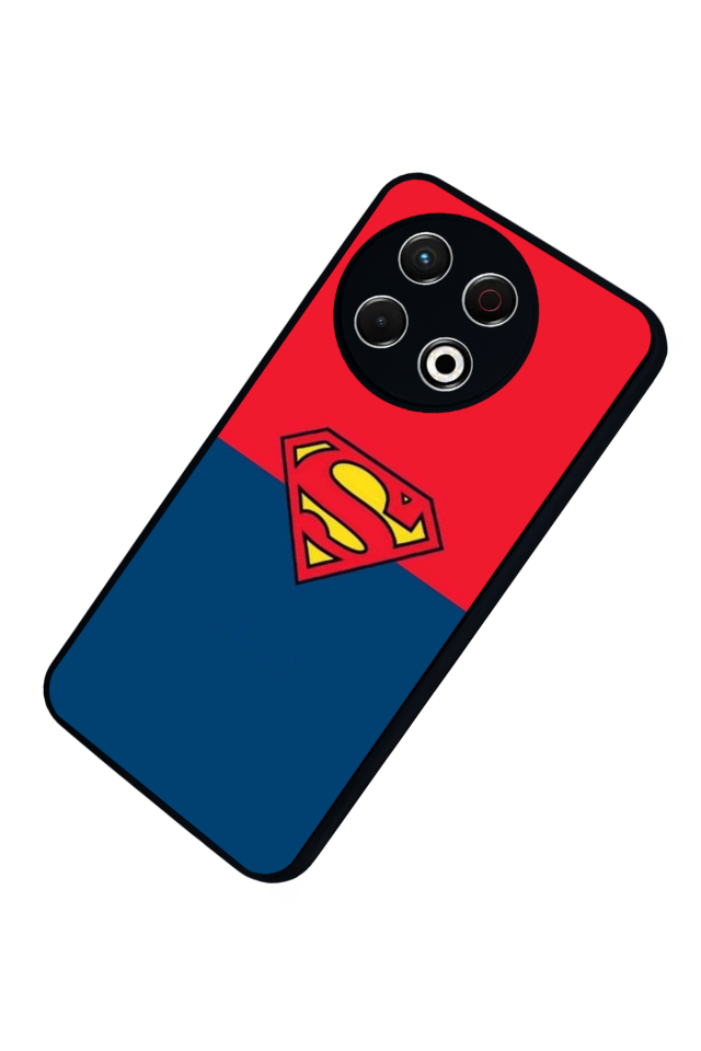 Tecno Spark 30 Pro Uyumlu Superman Tasarımlı Glossy Premium Kılıf