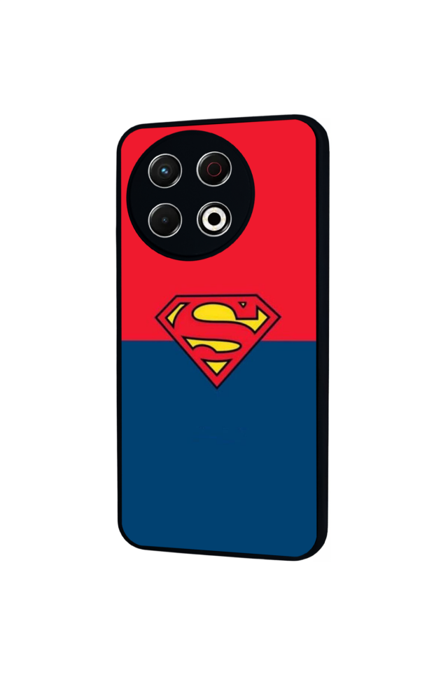 Tecno Spark 30 Pro Uyumlu Superman Tasarımlı Glossy Premium Kılıf