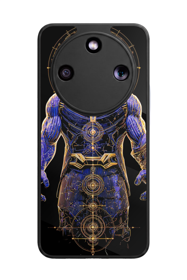 Honor Magic 8 Lite Uyumlu Retro Flame Patterns Tasarımlı Glossy Premium Kılıf