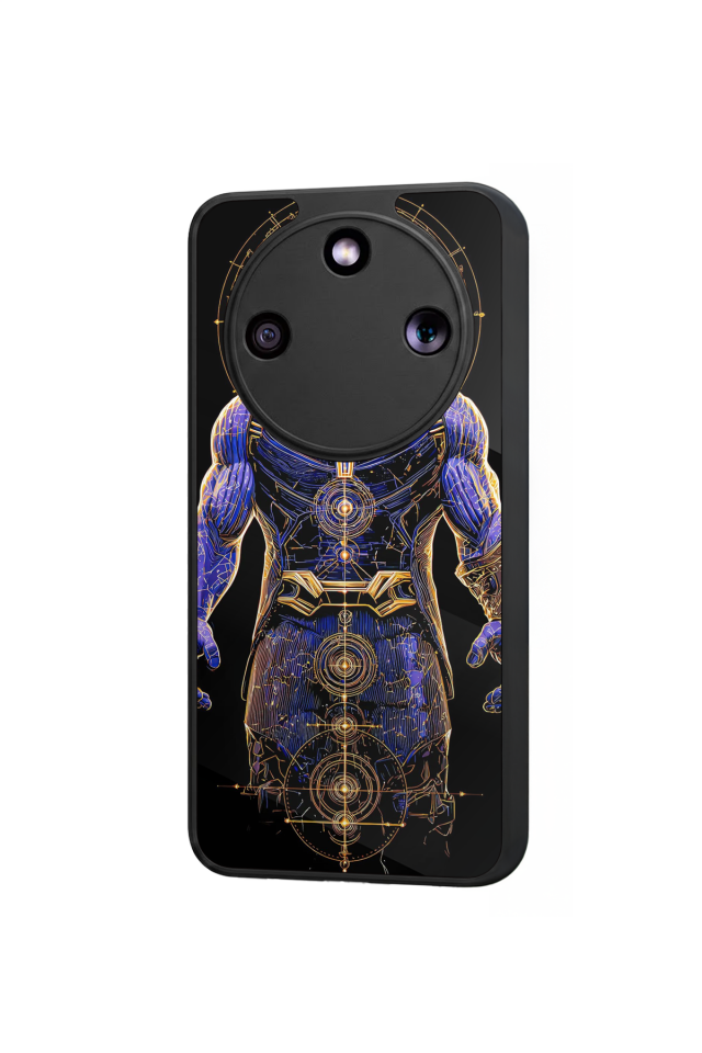 Honor Magic 8 Lite Uyumlu Retro Flame Patterns Tasarımlı Glossy Premium Kılıf