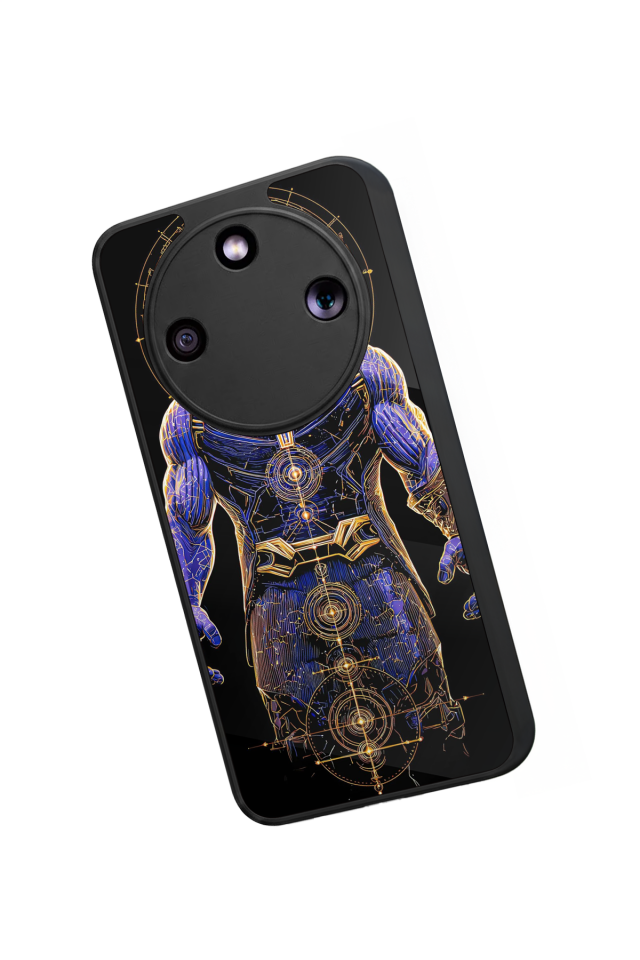 Honor Magic 8 Lite Uyumlu Retro Flame Patterns Tasarımlı Glossy Premium Kılıf