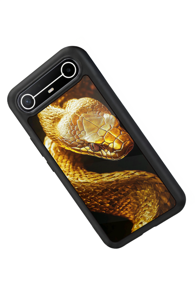 Tecno Spark Slim 5G Uyumlu Yılan Tasarımlı Glossy Premium Kılıf