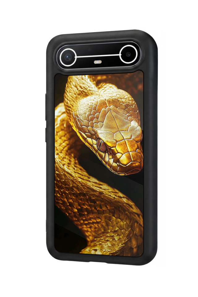 Tecno Spark Slim 5G Uyumlu Yılan Tasarımlı Glossy Premium Kılıf
