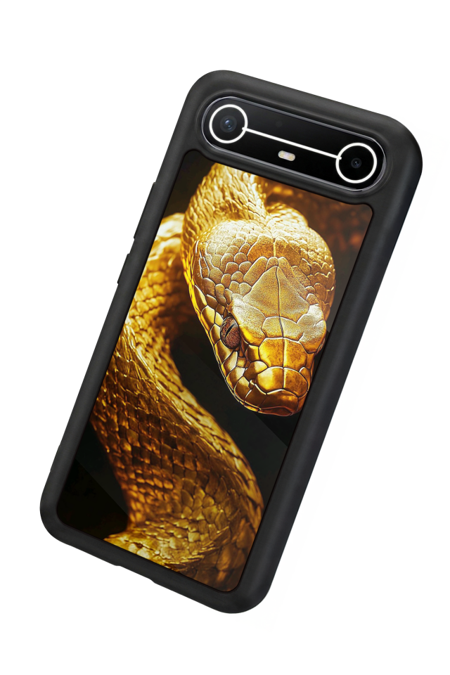 Tecno Spark Slim 5G Uyumlu Yılan Tasarımlı Glossy Premium Kılıf