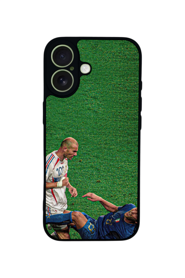iPhone 17 Uyumlu Zidane Tasarımlı Glossy Premium Kılıf