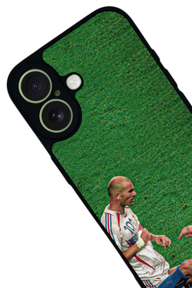 iPhone 17 Uyumlu Zidane Tasarımlı Glossy Premium Kılıf