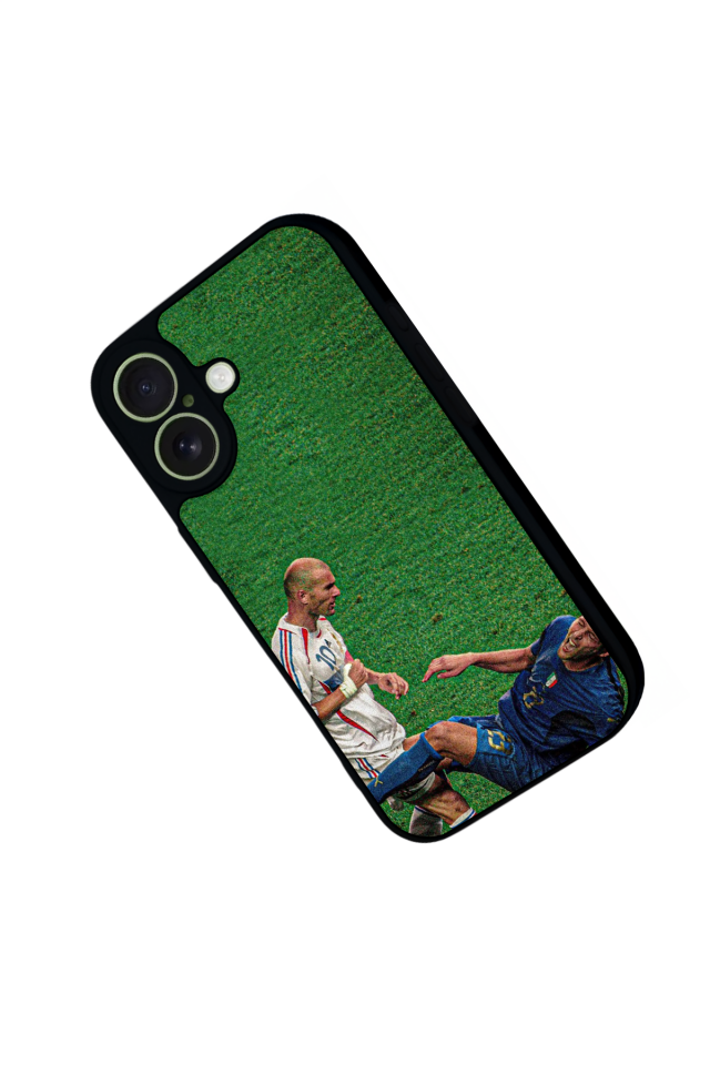 iPhone 17 Uyumlu Zidane Tasarımlı Glossy Premium Kılıf
