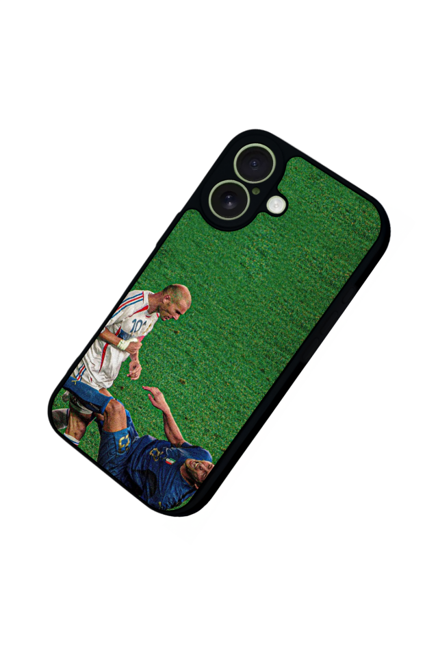 iPhone 17 Uyumlu Zidane Tasarımlı Glossy Premium Kılıf