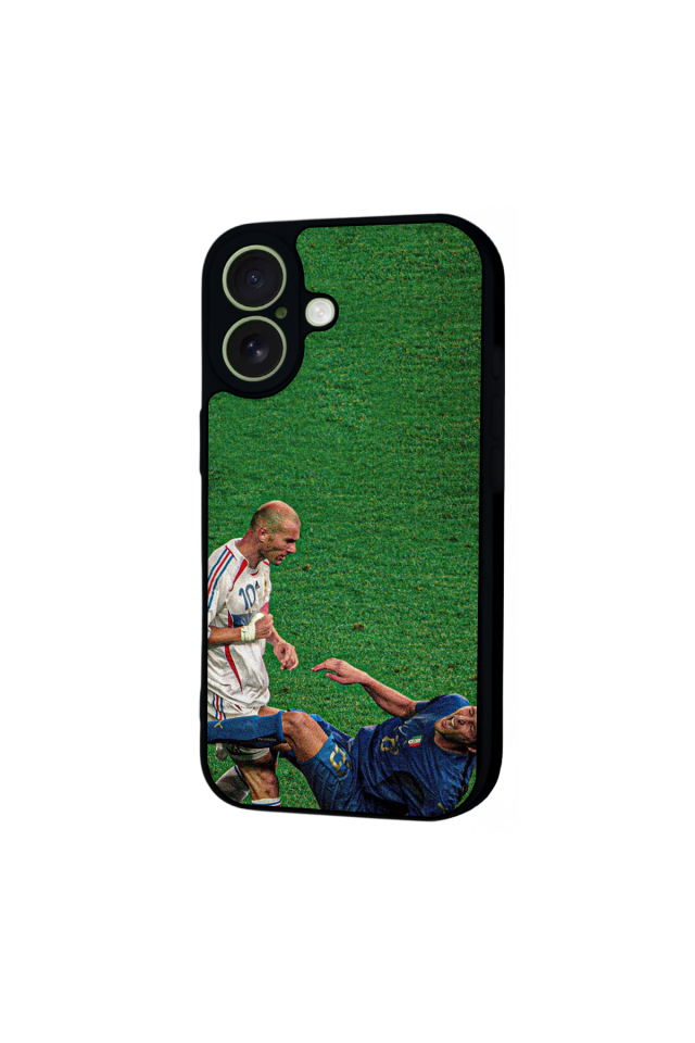 iPhone 17 Uyumlu Zidane Tasarımlı Glossy Premium Kılıf