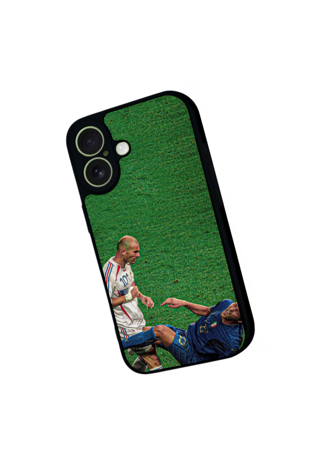 iPhone 17 Uyumlu Zidane Tasarımlı Glossy Premium Kılıf