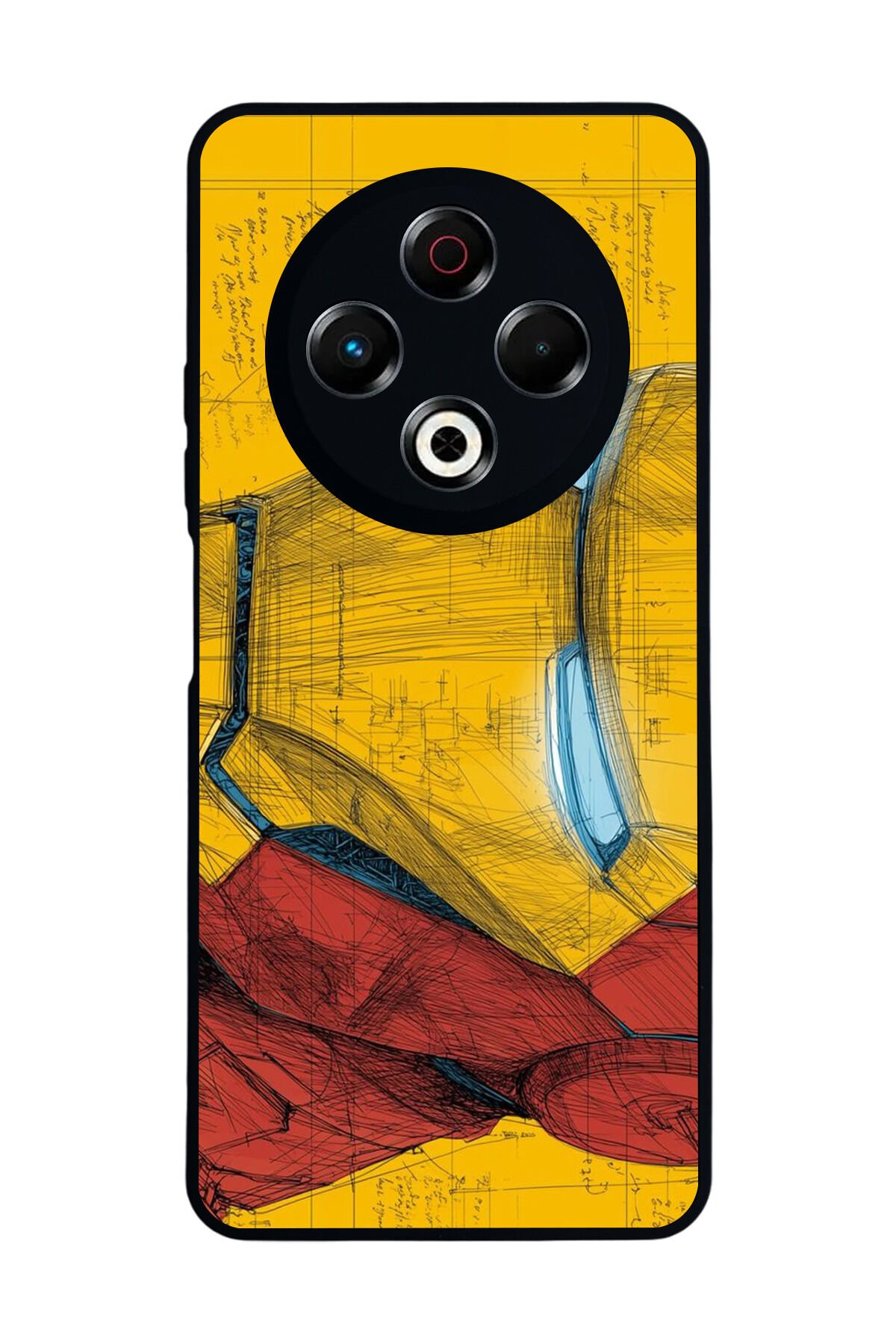 Tecno Spark 30 Uyumlu Iron Man ( Demir Adam ) Tasarımlı Glossy Premium Kılıf