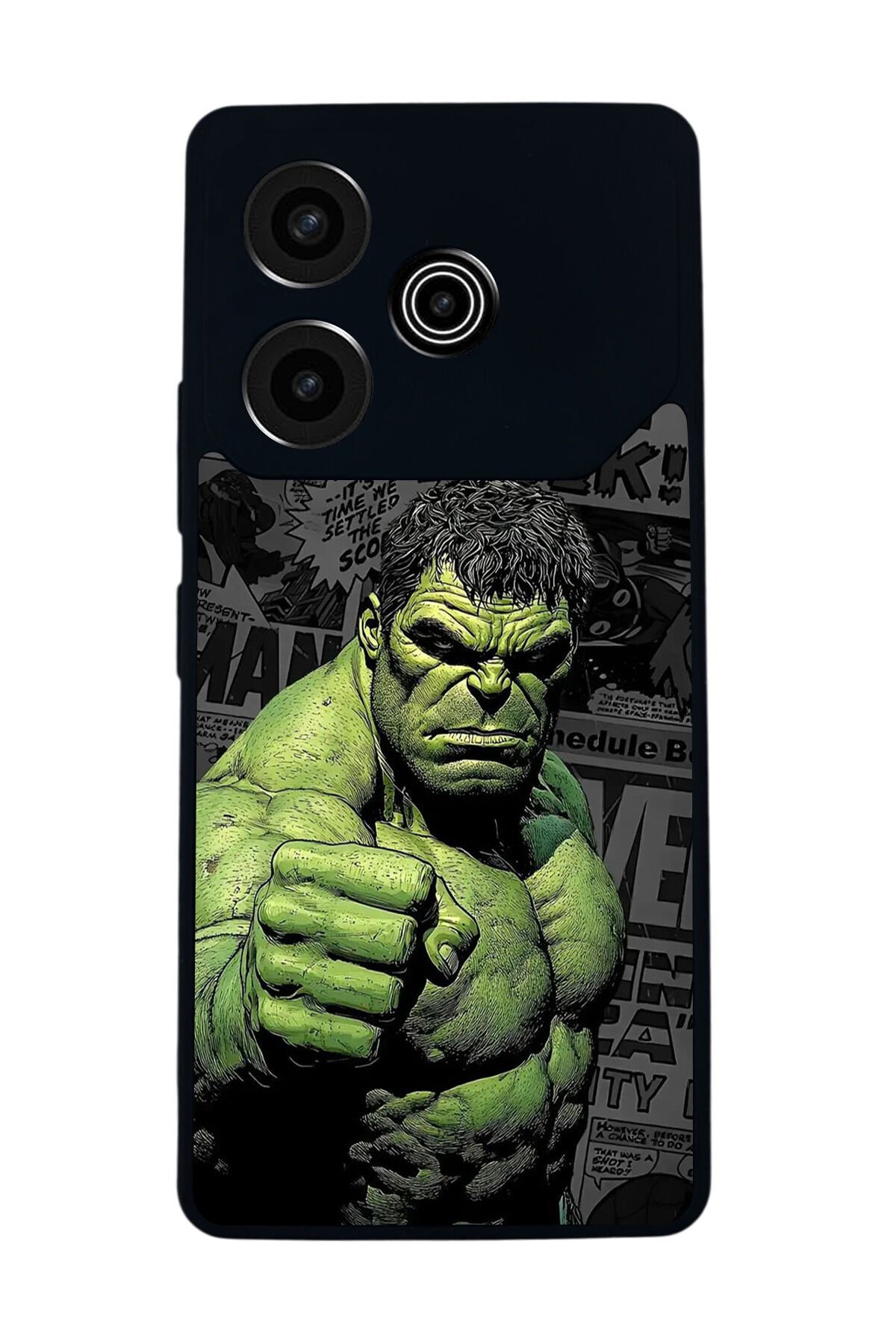 Tecno Pova 6 Uyumlu Hulk Tasarımlı Glossy Premium Kılıf