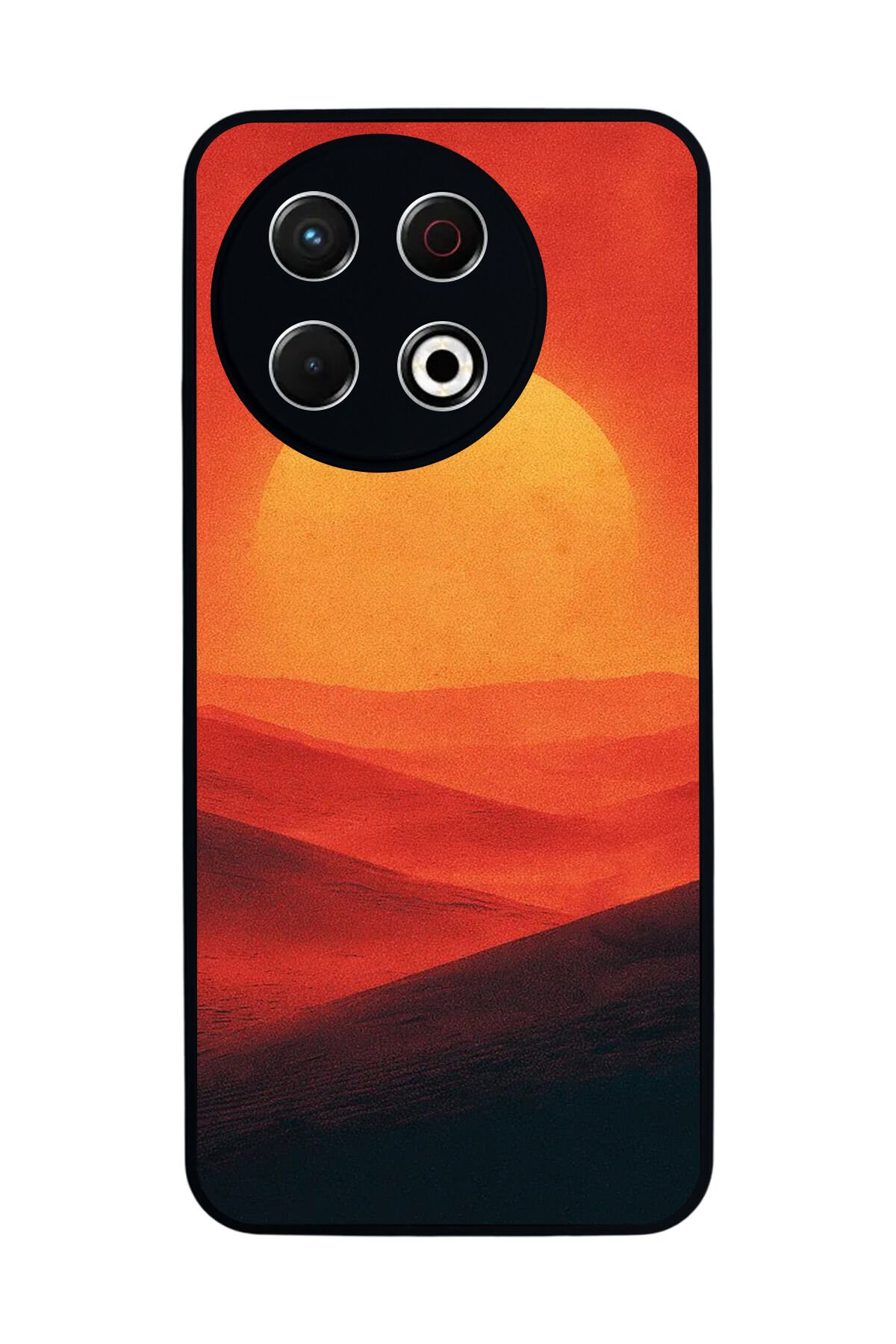 Tecno Spark 30 Pro Uyumlu Güneş Tasarımlı Glossy Premium Kılıf