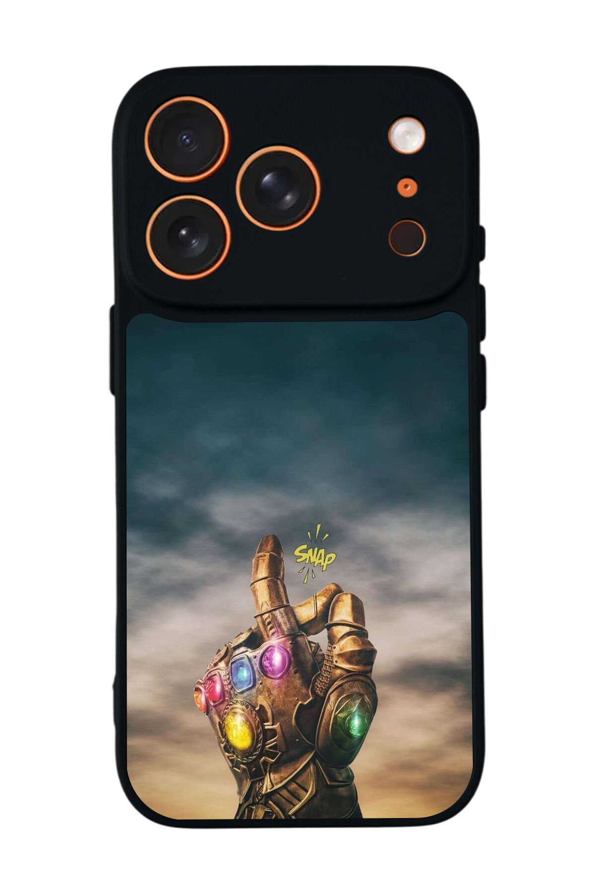 iPhone 17 Pro Max Uyumlu Thanos Tasarımlı Glossy Premium Kılıf