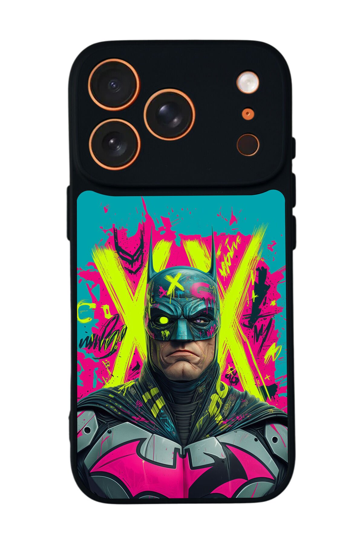 iPhone 17 Pro Uyumlu Batman Tasarımlı Glossy Premium Kılıf