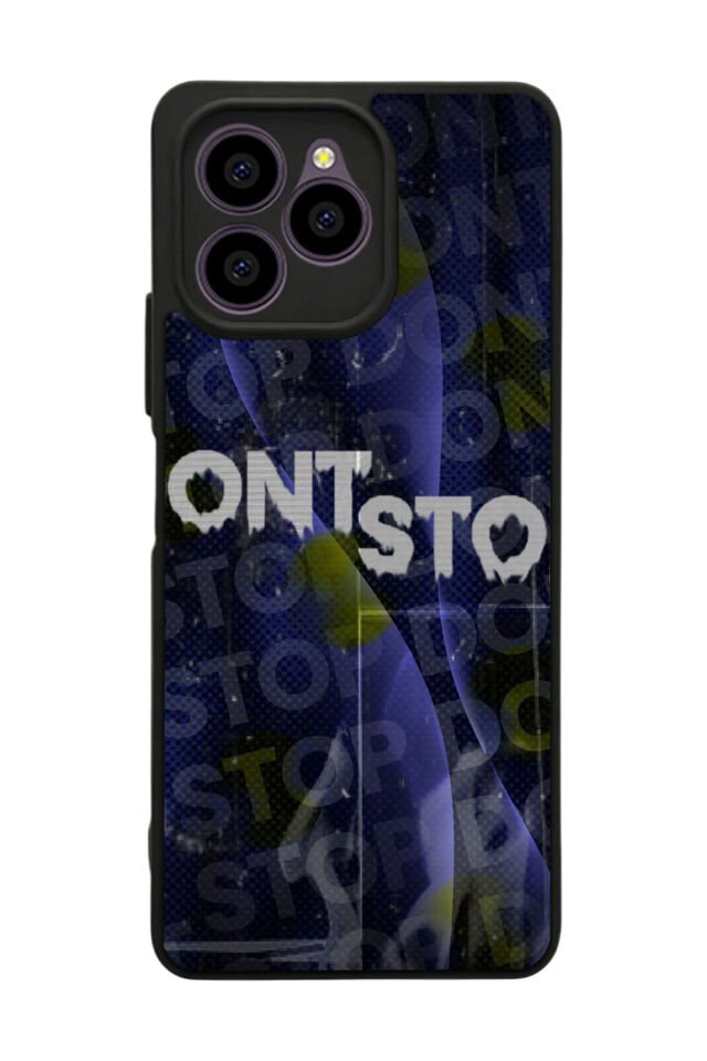 Omix X6 Uyumlu Dont Stop Tasarımlı Glossy Premium Kılıf