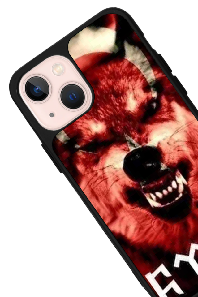 iPhone 13/14 Uyumlu Bozkurt Tasarımlı Glossy Premium Kılıf