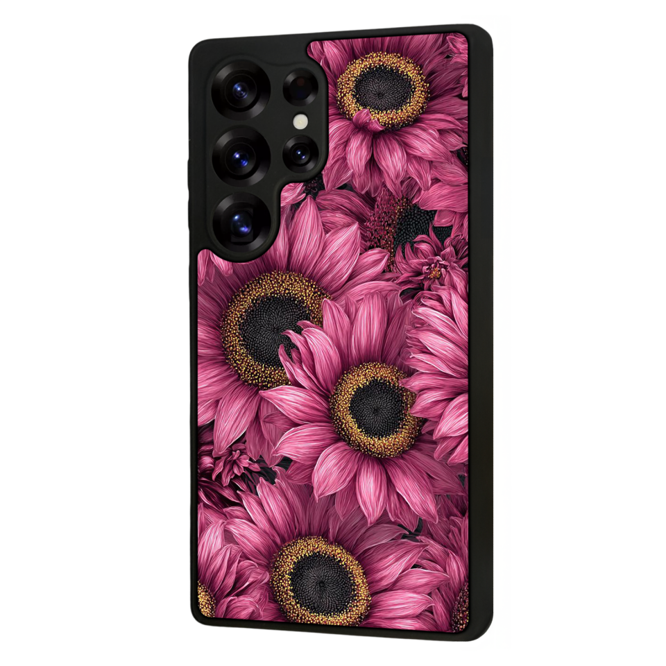 Samsung Galaxy S25 Ultra Uyumlu Cicek Tasarımlı Glossy Premium Kılıf