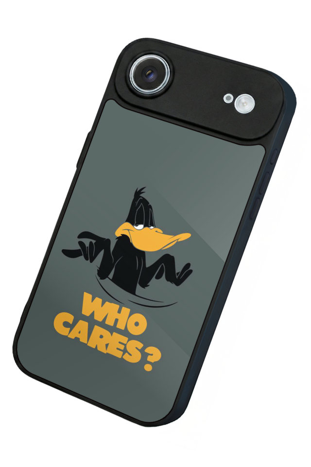 iPhone 17 Air Uyumlu Daffy duck Tasarımlı Glossy Premium Kılıf