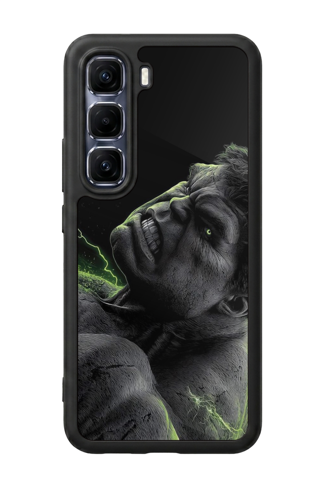 Infinix Hot 60 Pro Plus Uyumlu Hulk Tasarımlı Glossy Premium Kılıf