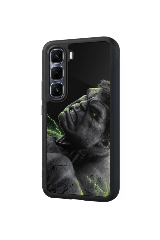 Infinix Hot 60 Pro Plus Uyumlu Hulk Tasarımlı Glossy Premium Kılıf