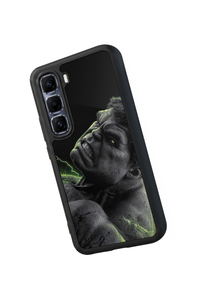 Infinix Hot 60 Pro Plus Uyumlu Hulk Tasarımlı Glossy Premium Kılıf