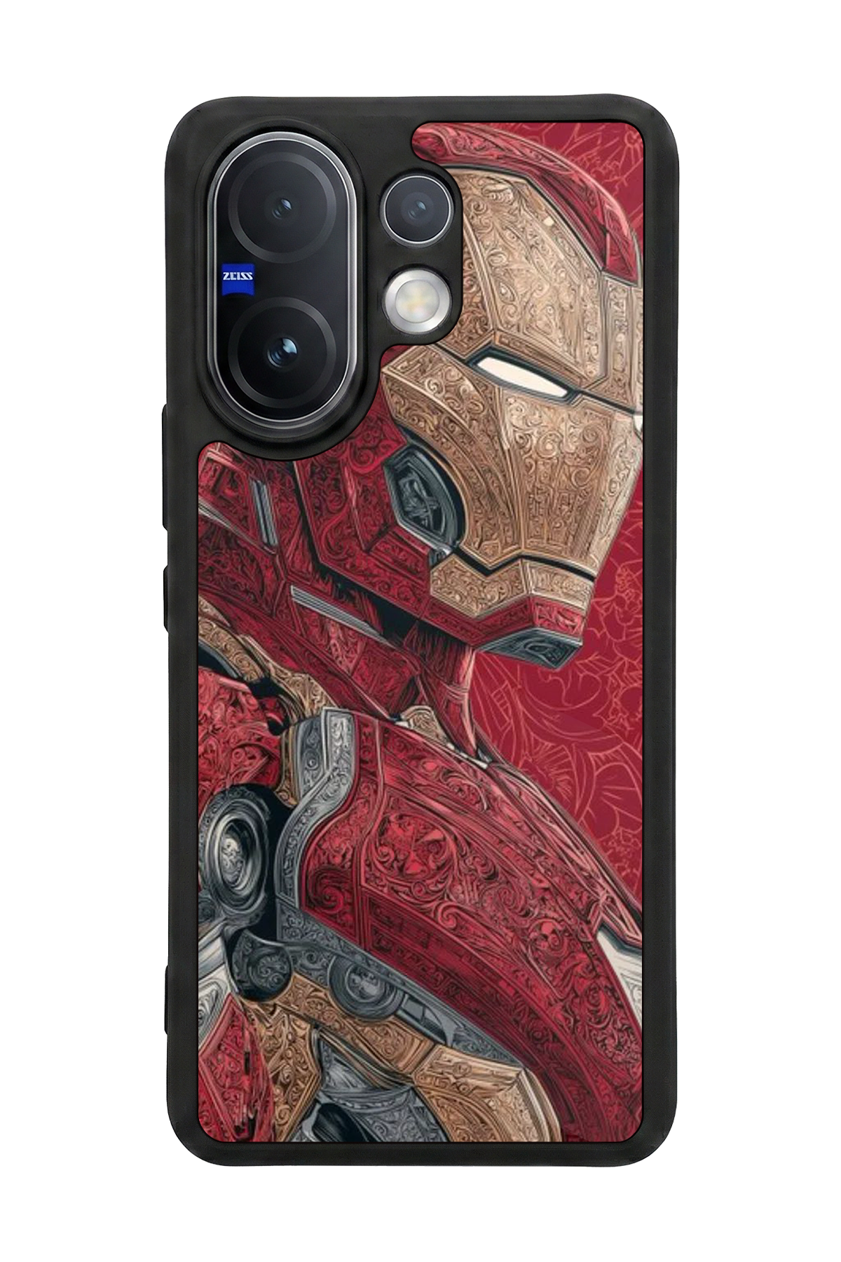 Vivo V60 Uyumlu Iron Man ( Demir Adam ) Tasarımlı Glossy Premium Kılıf