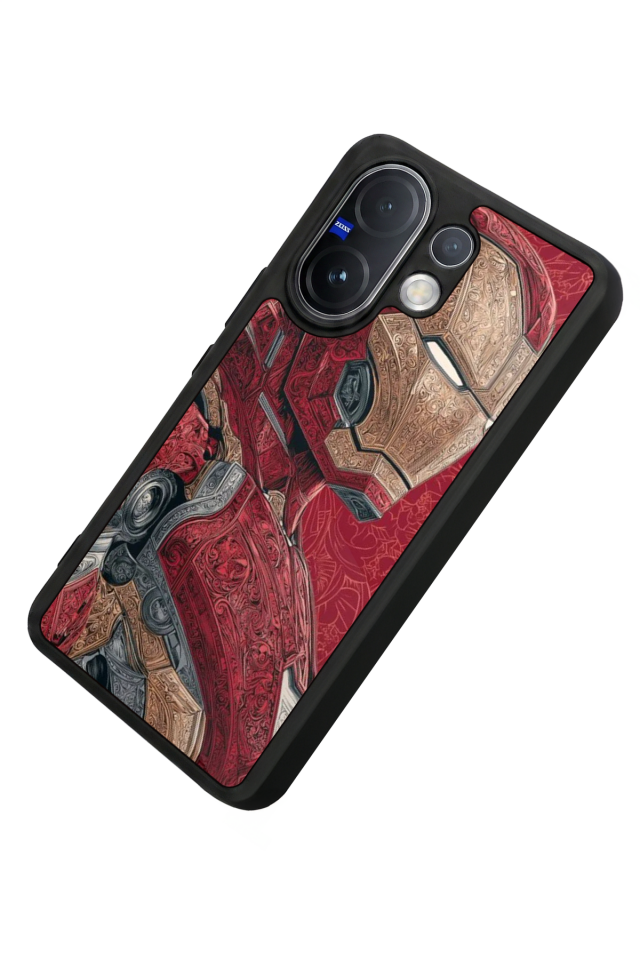 Vivo V60 Uyumlu Iron Man ( Demir Adam ) Tasarımlı Glossy Premium Kılıf