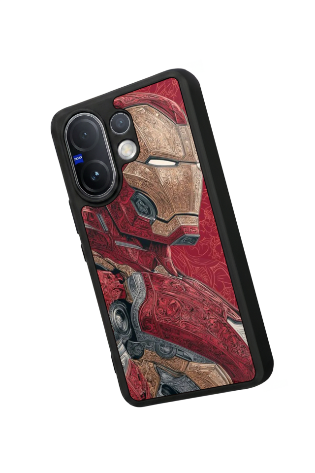 Vivo V60 Uyumlu Iron Man ( Demir Adam ) Tasarımlı Glossy Premium Kılıf