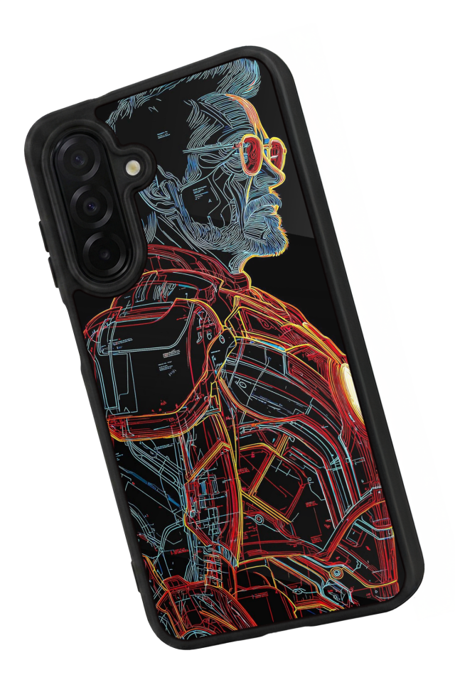 Samsung Galaxy A56 Uyumlu Iron Man ( Demir Adam ) Tasarımlı Glossy Premium Kılıf