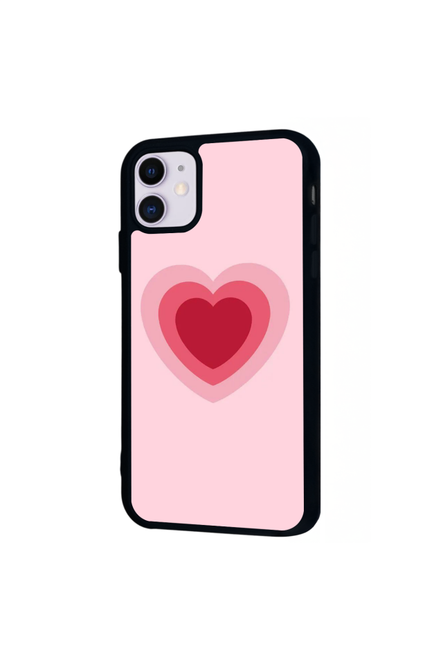 iPhone 11 Uyumlu Kalp Love Tasarımlı Glossy Premium Kılıf