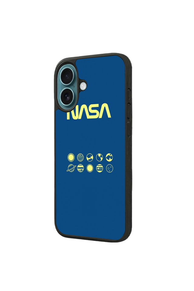 iPhone 16 Uyumlu Nasa Tasarımlı Glossy Premium Kılıf