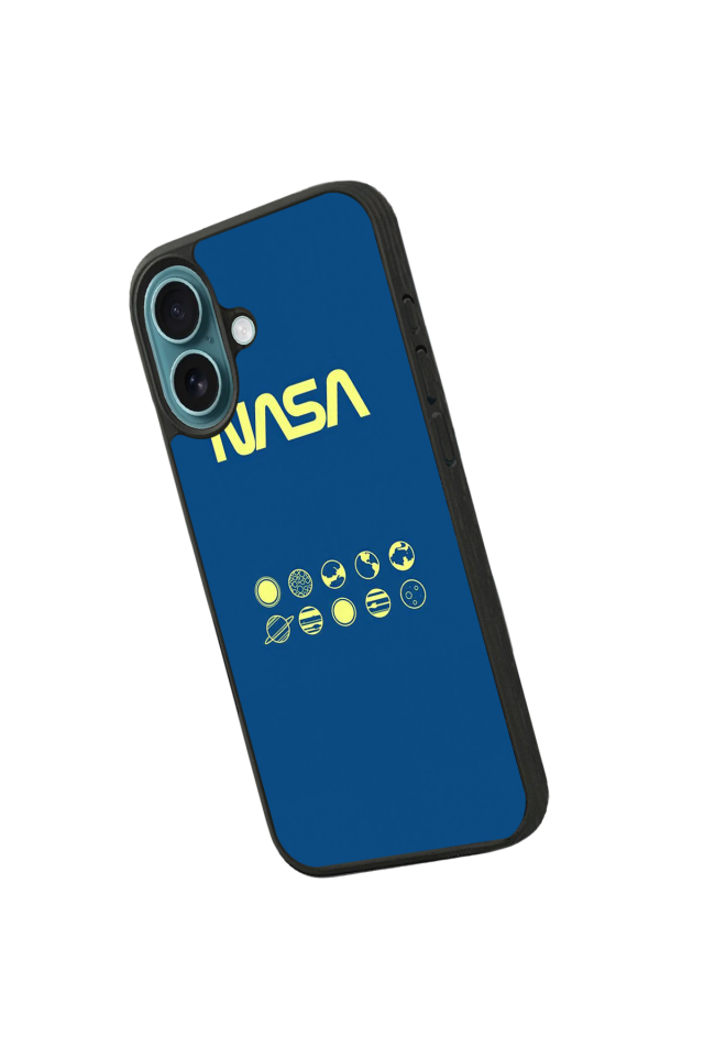 iPhone 16 Uyumlu Nasa Tasarımlı Glossy Premium Kılıf