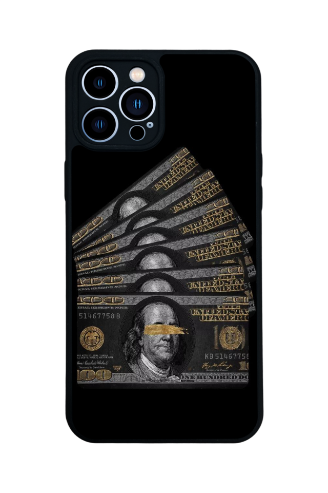 iPhone 12 Pro Max Uyumlu Para Tasarımlı Glossy Premium Kılıf