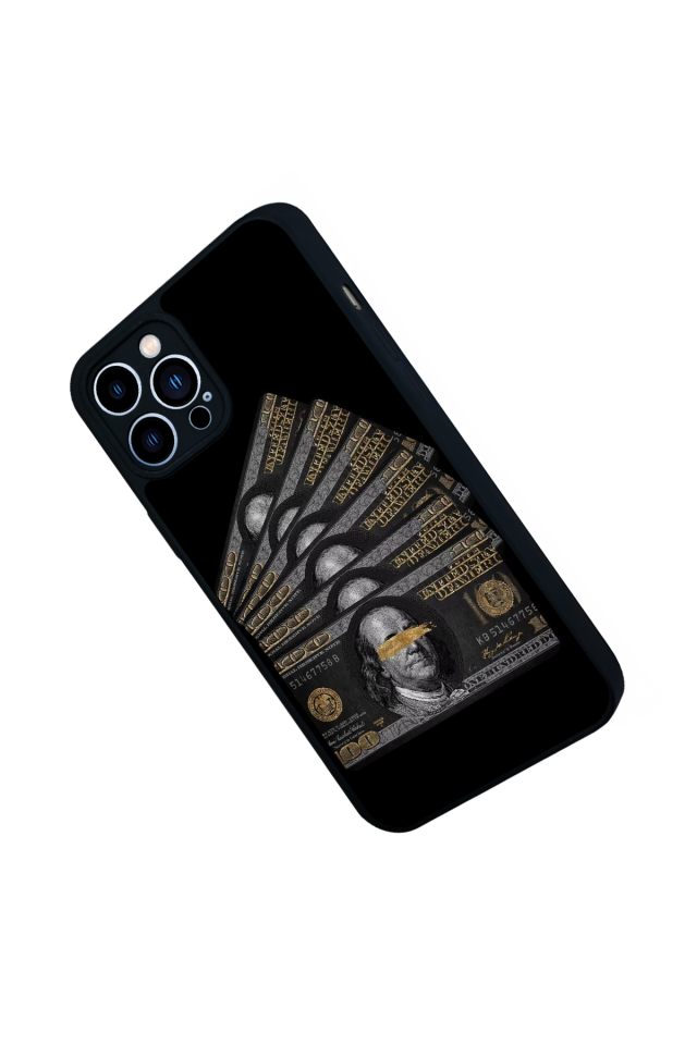 iPhone 12 Pro Max Uyumlu Para Tasarımlı Glossy Premium Kılıf