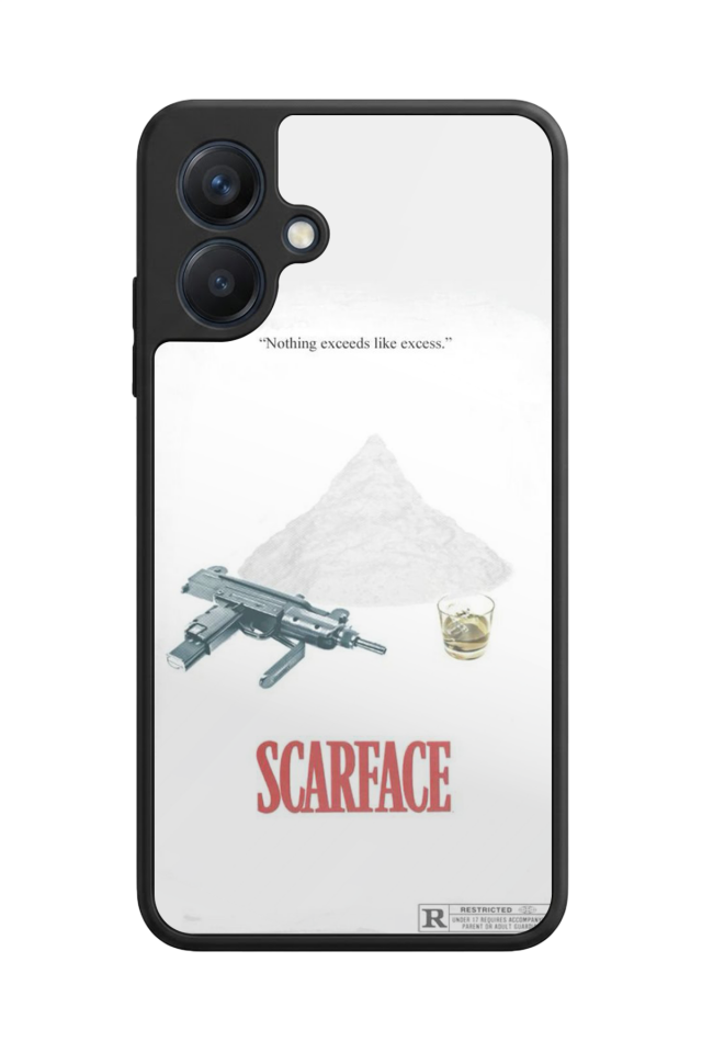 Samsung Galaxy A07 Uyumlu Scarface Tasarımlı Glossy Premium Kılıf