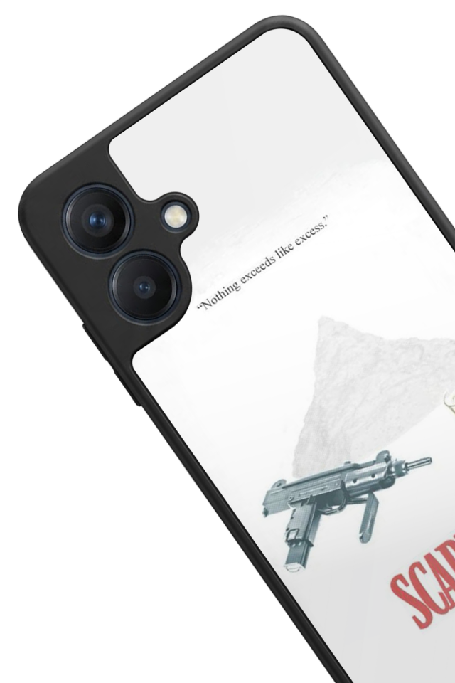 Samsung Galaxy A07 Uyumlu Scarface Tasarımlı Glossy Premium Kılıf