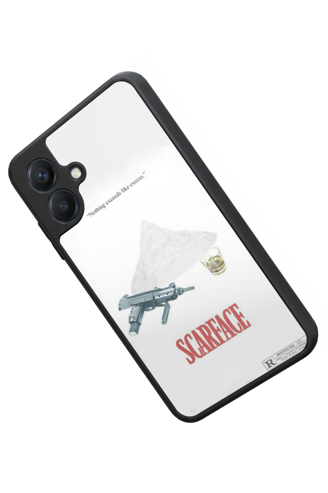 Samsung Galaxy A07 Uyumlu Scarface Tasarımlı Glossy Premium Kılıf