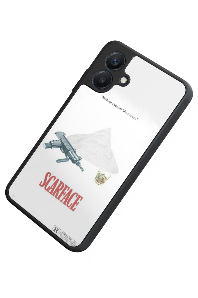 Samsung Galaxy A07 Uyumlu Scarface Tasarımlı Glossy Premium Kılıf