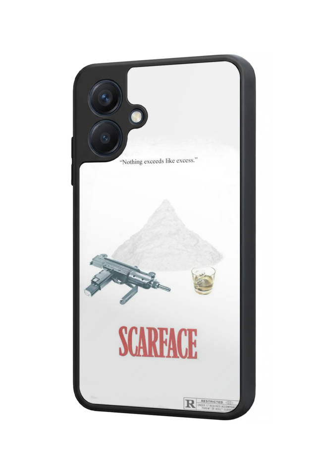 Samsung Galaxy A07 Uyumlu Scarface Tasarımlı Glossy Premium Kılıf