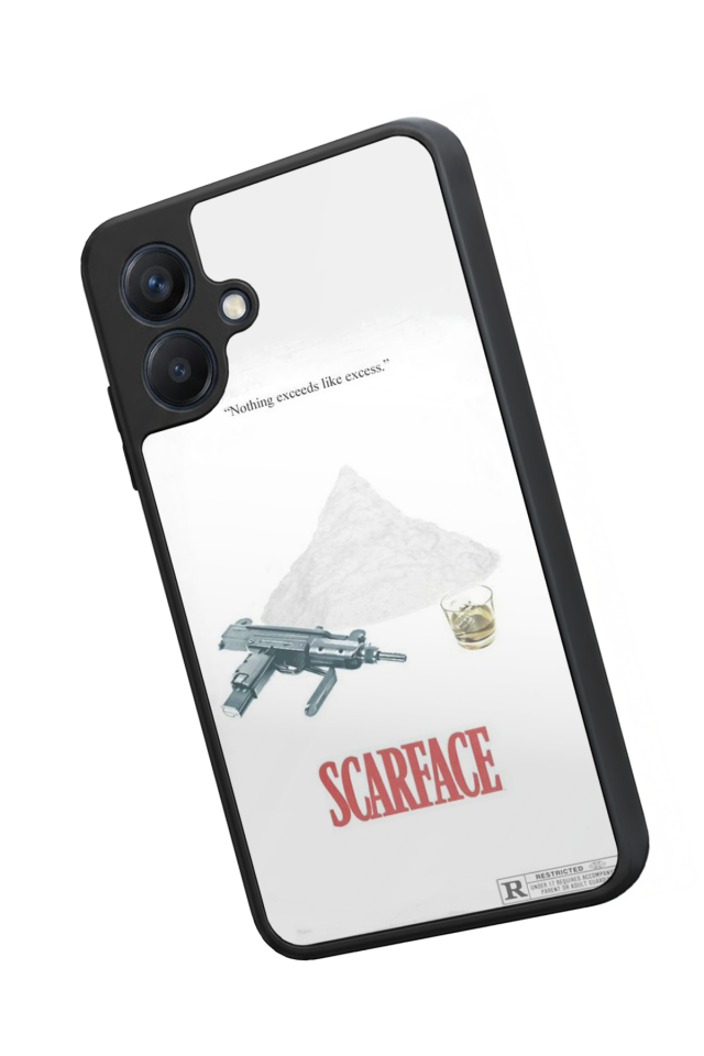 Samsung Galaxy A07 Uyumlu Scarface Tasarımlı Glossy Premium Kılıf