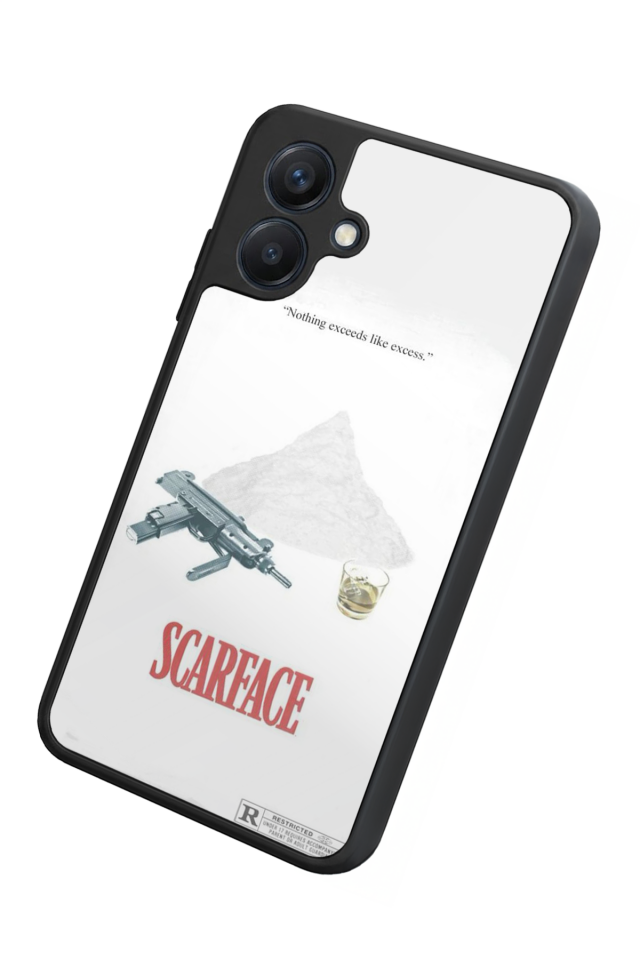 Samsung Galaxy A07 Uyumlu Scarface Tasarımlı Glossy Premium Kılıf