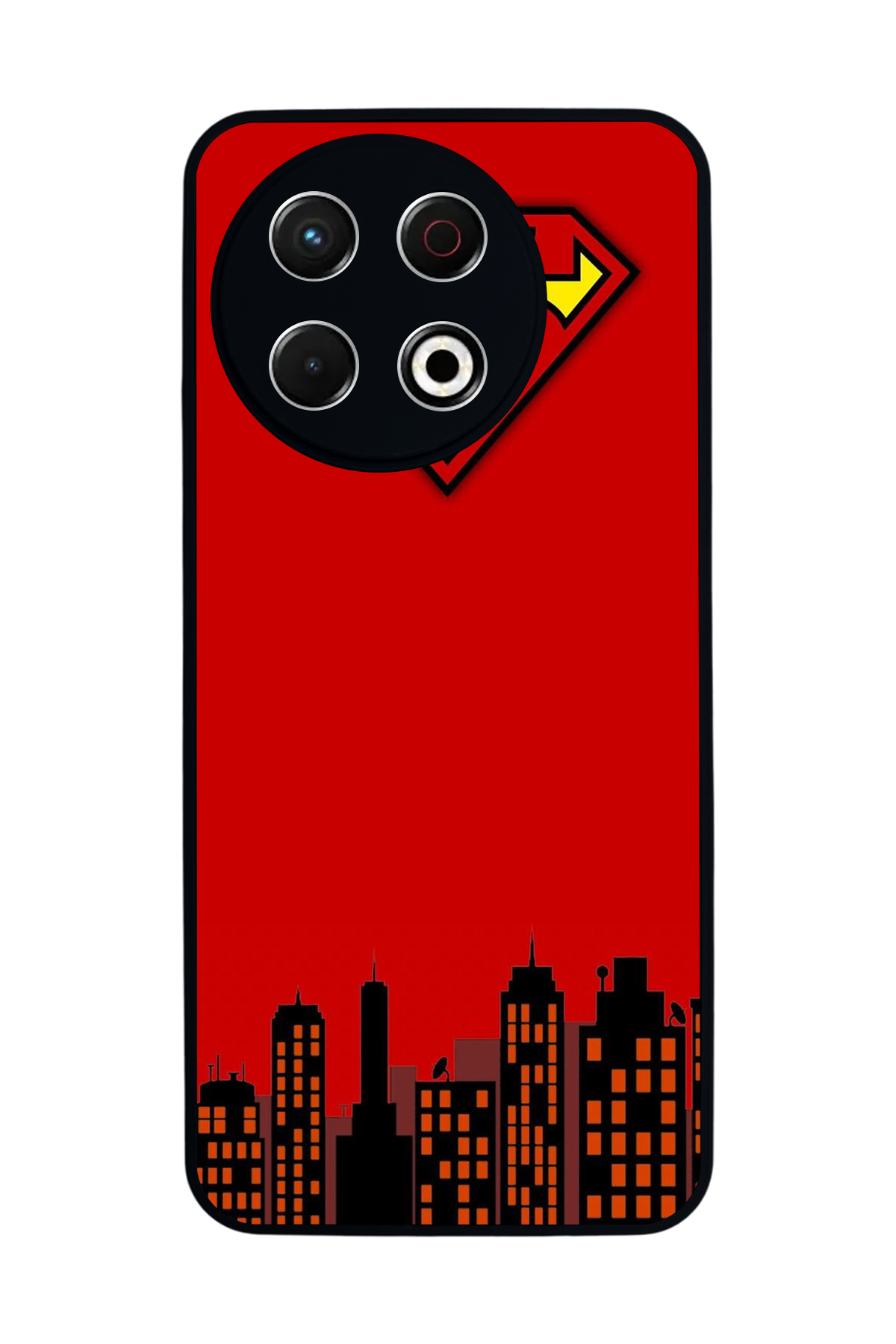 Tecno Spark 30 Pro Uyumlu Superman Tasarımlı Glossy Premium Kılıf