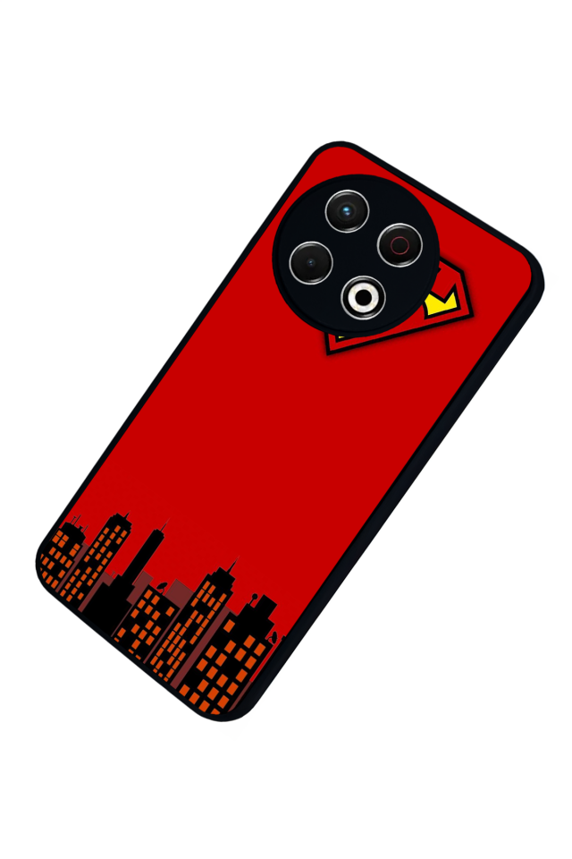 Tecno Spark 30 Pro Uyumlu Superman Tasarımlı Glossy Premium Kılıf