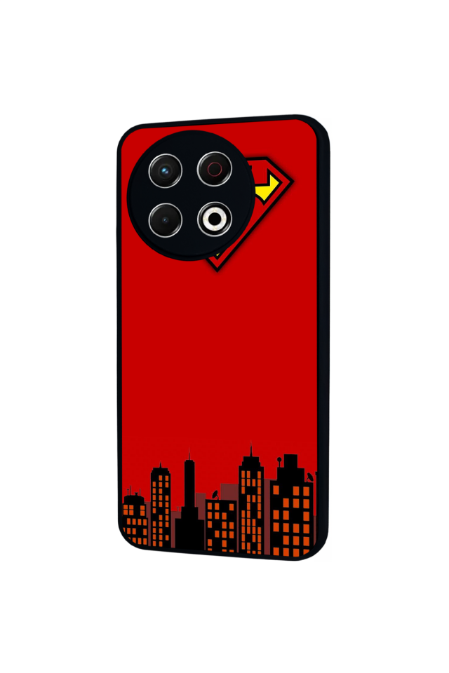 Tecno Spark 30 Pro Uyumlu Superman Tasarımlı Glossy Premium Kılıf