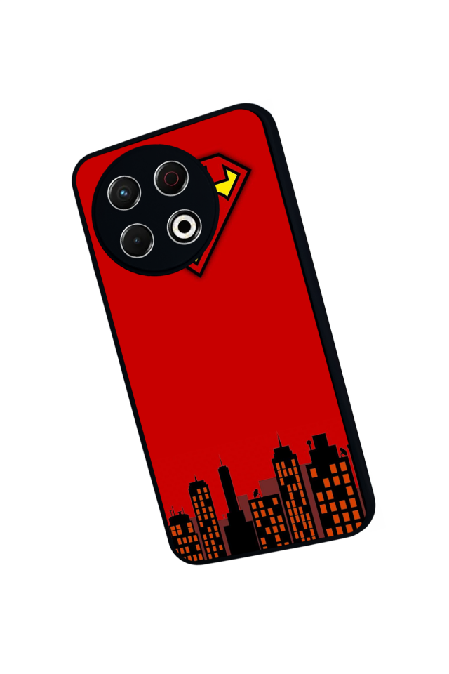 Tecno Spark 30 Pro Uyumlu Superman Tasarımlı Glossy Premium Kılıf