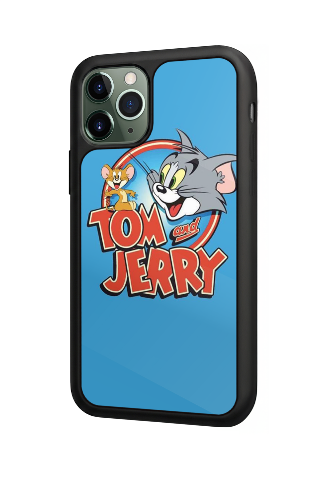 iPhone 11 Pro Max Uyumlu Tom And Jerry Tasarımlı Glossy Premium Kılıf