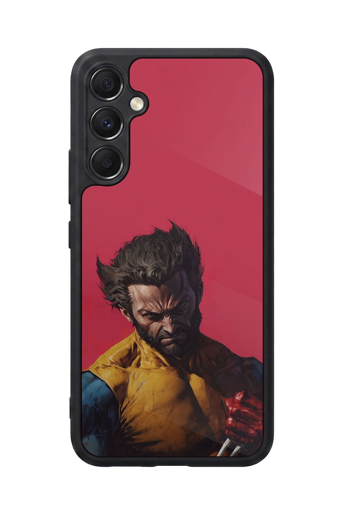 Samsung Galaxy A34 Uyumlu Wolverine Tasarımlı Glossy Premium Kılıf